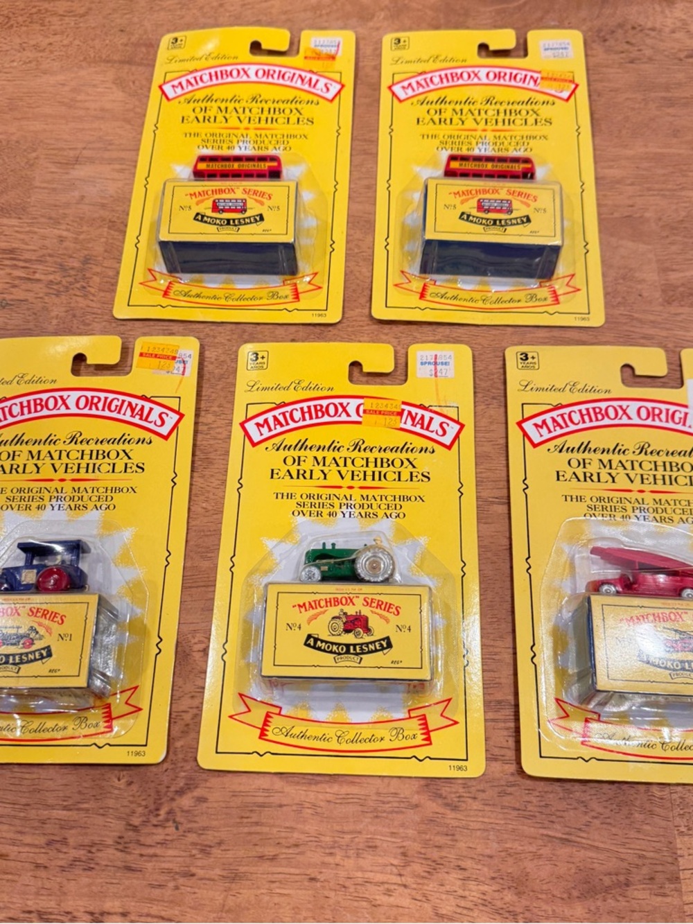 Vintage Matchbox Originals Toy Vehicles Limited Edition Recreations New